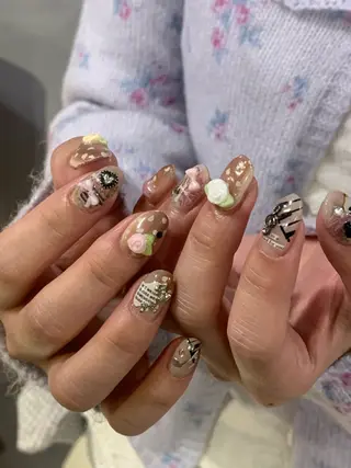 ネイル Hata nail 🎀個性派ニュアンスのネイルデザイン