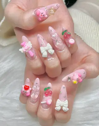 ネイル Honey スカルプ専門店のネイルデザイン