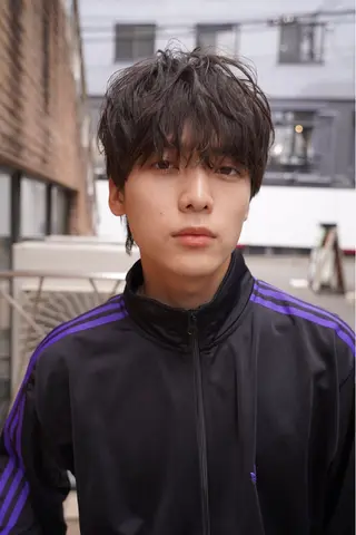 ショート パーマ メンズ 再現性No.1ヘア ごーた立川のヘアスタイル