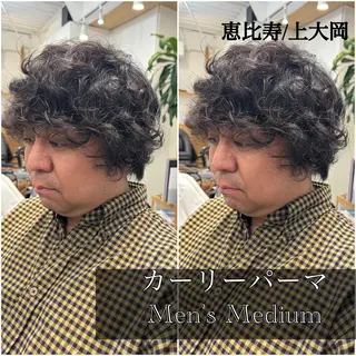 ミディアム パーマ メンズ 似合う髪型見つけます AYAKAのヘアスタイル
