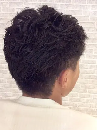 パーマ メンズ 髪質改善/艶カラー /EisoAkariのヘアスタイル