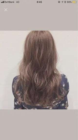 ロング カラー ヘアアレンジ 白髪ぼかしハイライト 茗荷谷駅徒歩2分のヘアスタイル