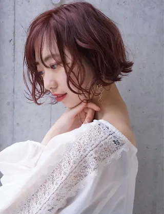ショート カラー misa🫧ナチュラ ル縮毛矯正/髪質改善のヘアスタイル