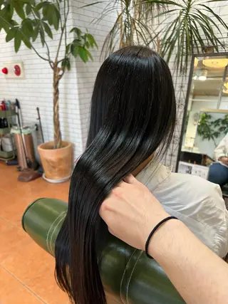 ロング カラー 石井 佑樹のヘアスタイル