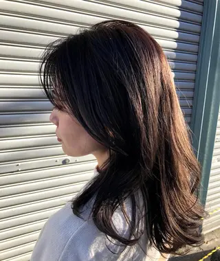 ロング カラー natsumi🍊 /ヘアセットのヘアスタイル