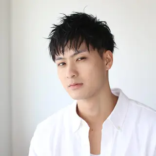 ショート パーマ メンズ 宗像 あすかのヘアスタイル