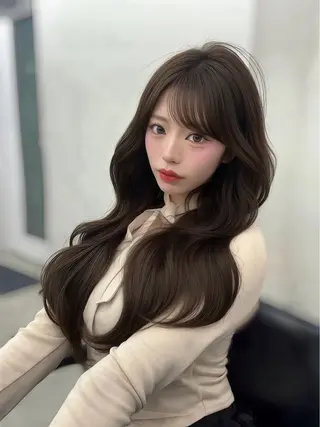 ロング 🎀 レイヤーカット カラー / 錦糸町のヘアスタイル