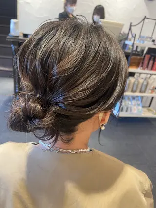 ヘアアレンジ 優子/ 似合わせカットカラーのヘアスタイル