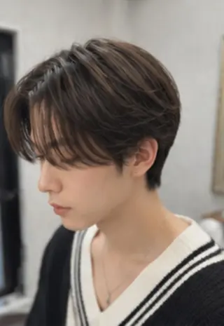 ショート メンズ パーマ Men's Lienのヘアスタイル
