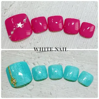 ネイル WHITE NAIL ホワイトネイルのネイルデザイン