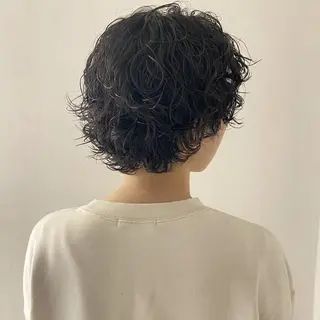 パーマ ショート Ravo 西村 優花のヘアスタイル