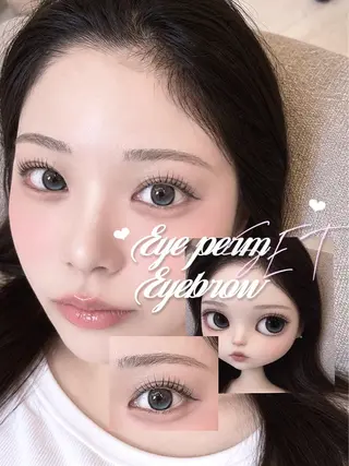 マツエク・マツパ 大阪梅田SAKI SeneL 韓国束間のマツエク・マツパデザイン