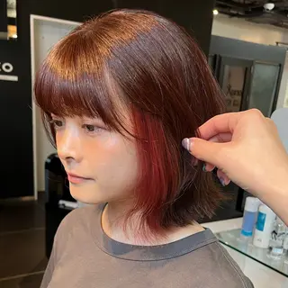 ショート カラー trico心斎橋 ナツミのヘアスタイル