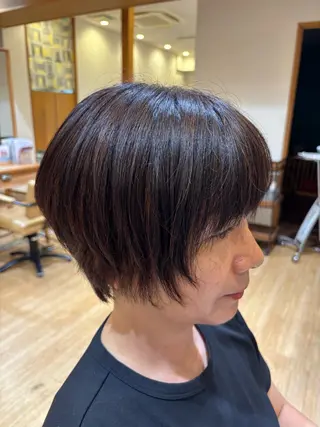 ショート レイヤー/髪質改善 山口 恋のヘアスタイル