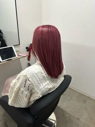 ミディアム カラー 髪質改善/ブリーチ/ メンズパーマ遠藤勇輝のヘアスタイル