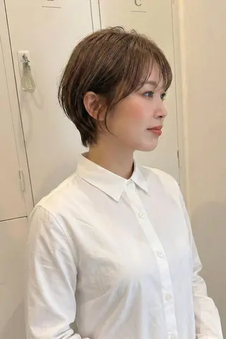ショート tre.甲子園口店/ レイヤーカットのヘアスタイル
