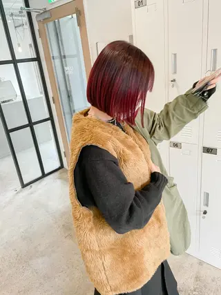 ミディアム カラー Takuma Suzuki中目黒のヘアスタイル