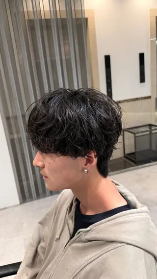 ショート パーマ メンズ fifth 堀内新史のヘアスタイル