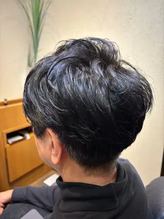 ショート パーマ メンズカット kimotoのヘアスタイル