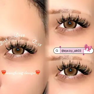マツエク・マツパ ICY❁⃘eye aikaのマツエク・マツパデザイン