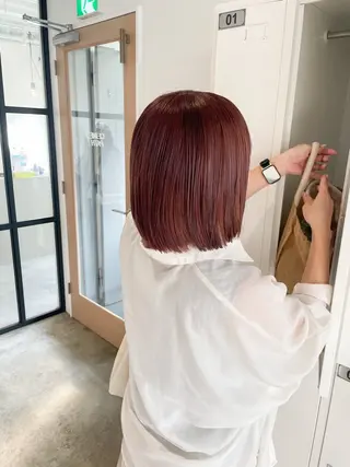 ミディアム カラー Takuma Suzuki中目黒のヘアスタイル