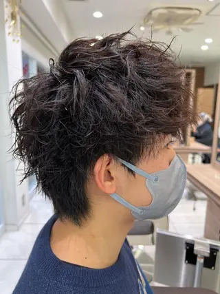 パーマ メンズ 田代 祐太のヘアスタイル