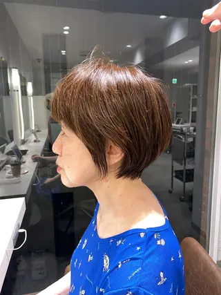 ショート カラー 🫧似合わせショート イシダ🫧のヘアスタイル