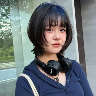 ショート カラー qpula misuzuのヘアスタイル