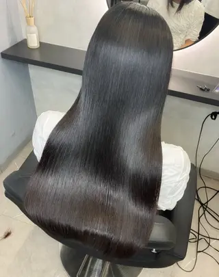 ロング ひゅうが/新宿 髪質改善/縮毛矯正のヘアスタイル