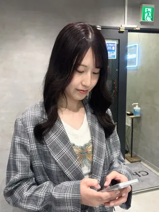 ロング カラー 🤍艶モテカラー♡ ブラウン🤍Rimiのヘアスタイル