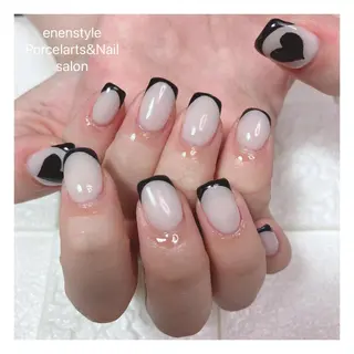 ミディアム ネイル 🐾enen style 🐾のネイルデザイン