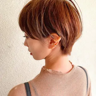 ショート カラー 中川 竜誠のヘアスタイル