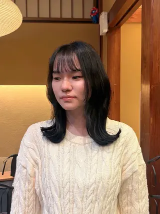 ミディアム saho ⟡.·のヘアスタイル