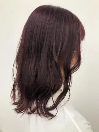 ミディアム カラー ヘアアレンジ 透明感/艶髪/💖 トレンドスタイル💖のヘアスタイル