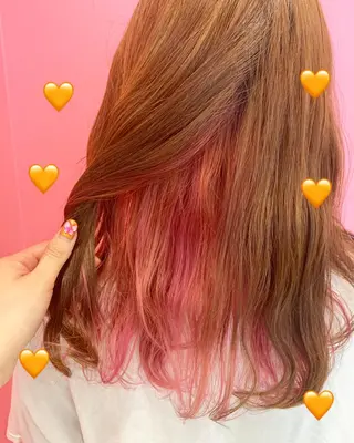 ミディアム カラー 新宿駅近♡個室 ♡関口三都季🌜のヘアスタイル