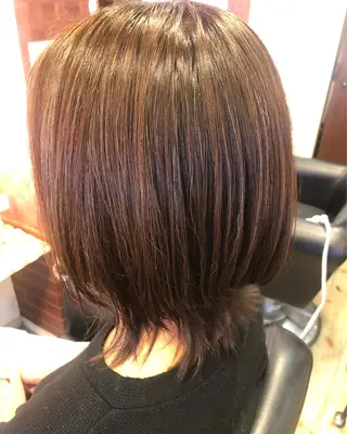 ミディアム カラー 織田 英之のヘアスタイル