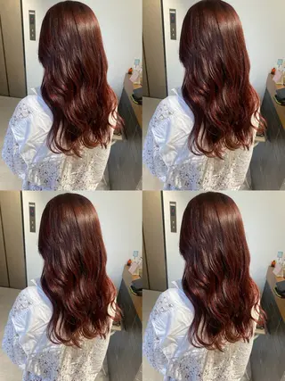 ロング カラー fier_umeda 梨花 rifaのヘアスタイル