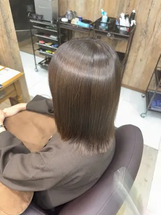 ミディアム 髪質改善・縮毛矯正 白根凌二のヘアスタイル