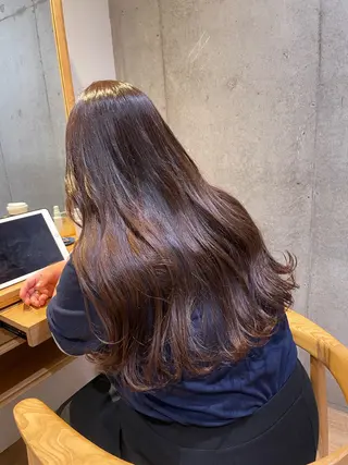 ロング カラー たなか こころ🎀のヘアスタイル