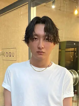 パーマ メンズ ✂︎メンズ特化船橋 パーマ優希のヘアスタイル