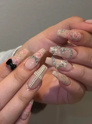 ネイル Sora nail 長さ出し専門店のネイルデザイン