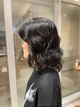 ミディアム ☁️ボブパーマ/ 咲良🪄のヘアスタイル