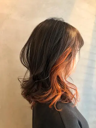 セミロング 白髪に寄り添う美容師 オギノミワコですのヘアスタイル