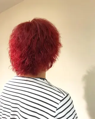 ショート カラー メンズ 秋田 亜由美のヘアスタイル