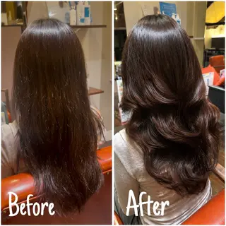 ロング 尹 華鈴のヘアスタイル