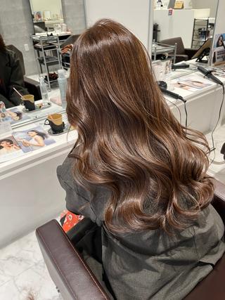 ミディアム カラー Grow by NYNY 坂本 理輝のヘアスタイル