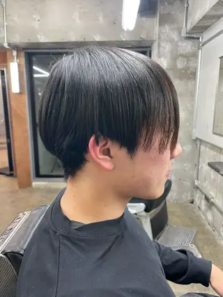 ショート カラー パーマ ヘアアレンジ メンズ 亀井隆汰/メンズ専門 パーマ/フェード可のヘアスタイル