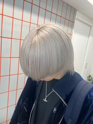 ショート カラー メンズ 💍モテる艶髪 透明感カラー💖のヘアスタイル