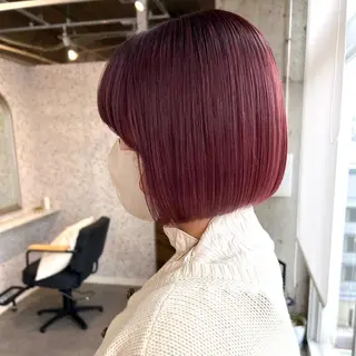 ショート カラー lani ブリーチ /ダブルカラーのヘアスタイル