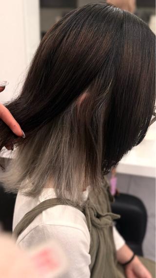 ミディアム 透明感×うる艶カラー 🍒𝐘𝐮𝐤𝐚のヘアスタイル